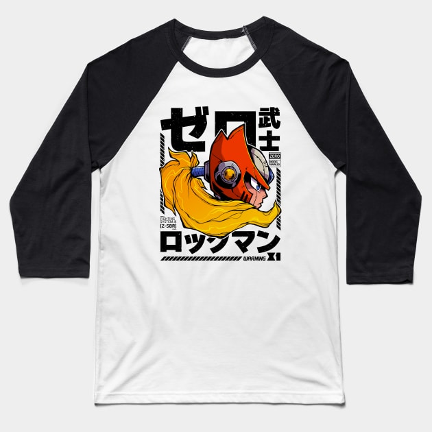 Megaman Zero art. Baseball T-Shirt by marceloosapo